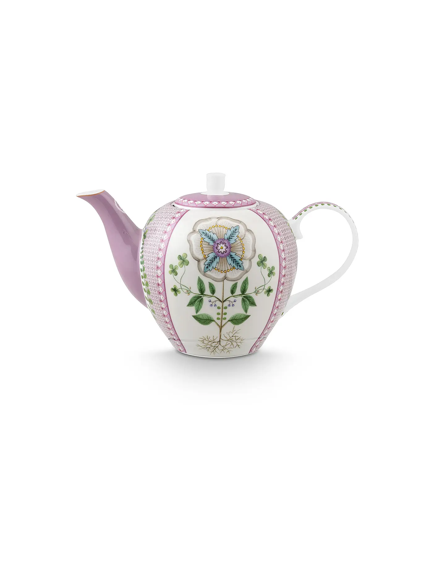 PIP STUDIO | Teekanne Large LILY & LOTUS 1,6l Light Green | lila